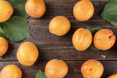 Olgun kayısı meyve arka plan