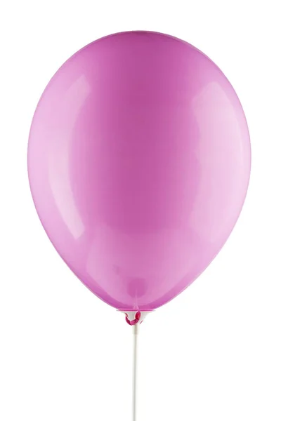 Pink inflated air balloon — Stock Photo, Image