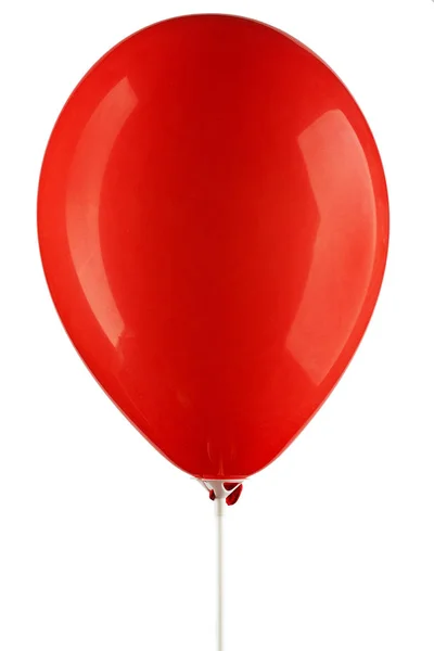 Red inflated air balloon — Stock Photo, Image