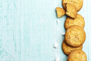 metin için yer çerezlere masada