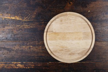 Pizza yönetim kurulu yuvarlak