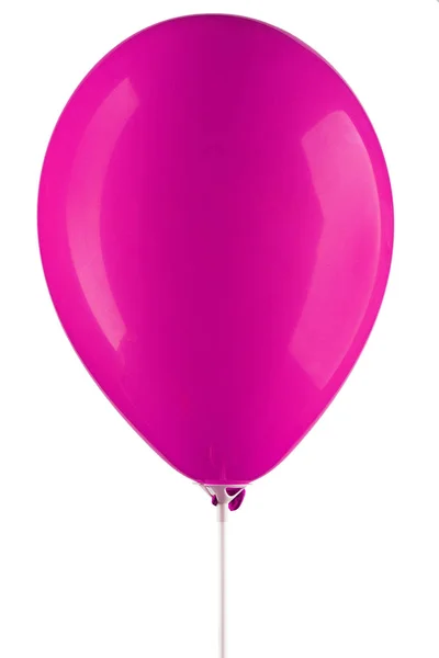 Pink inflated air balloon — Stock Photo, Image