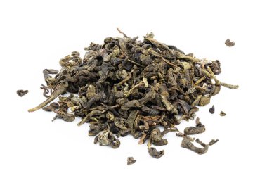 Bir sürü yeşil çay.