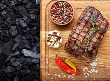 Baharat ile ızgara biftek