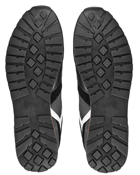 Fekete talp cipő izolált — Stock Fotó