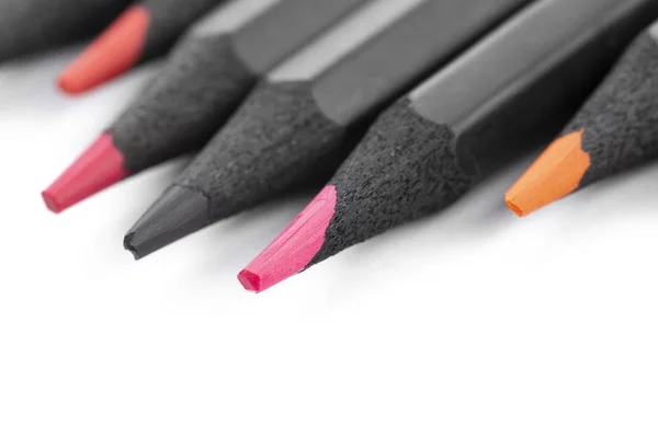 Crayons multicolores gros plan — Photo