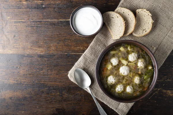 Delicious homemade soup — 图库照片