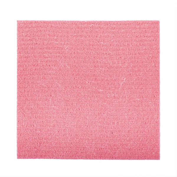 白を基調としたピンク色のクリーニングラグ ファイルにクリッピングパスが含まれています — ストック写真