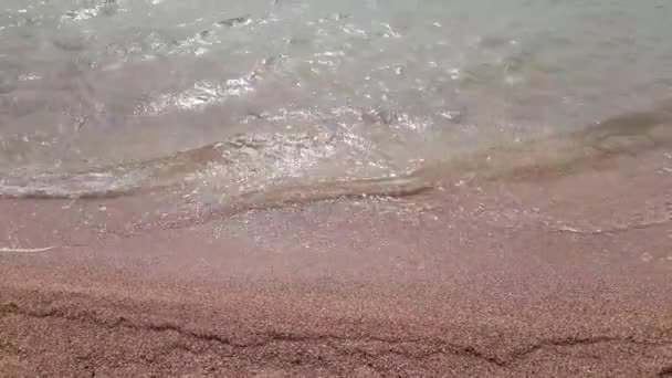 Surf na moři. — Stock video