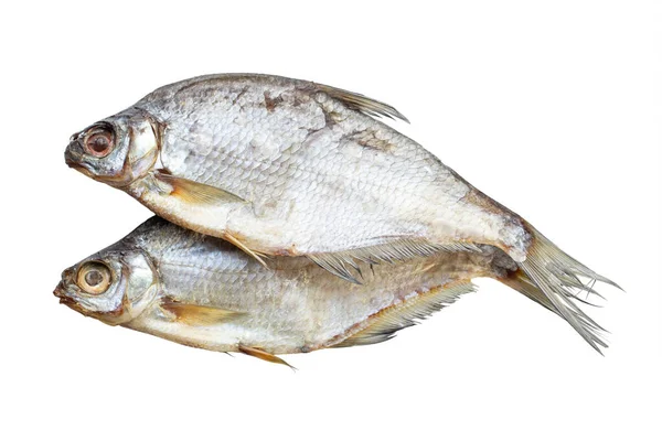 Suche Ryby Izolowane Białym Tle Plik Zawiera Ścieżkę Wycinania — Zdjęcie stockowe
