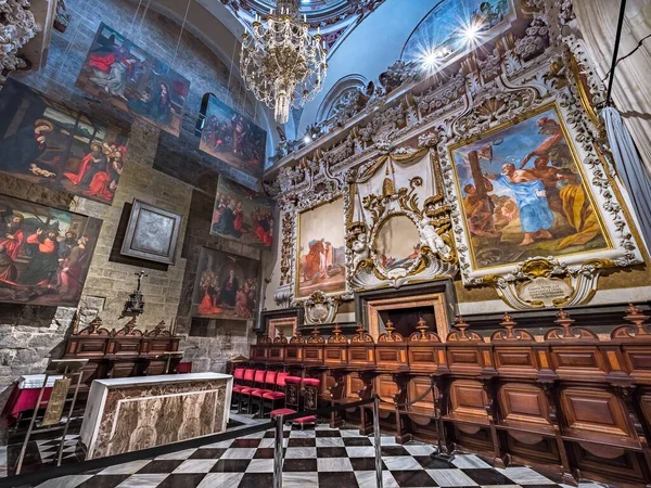 Valência Espanha Por Volta Março 2018 Interior Basílica Assunção Nossa — Fotografia de Stock