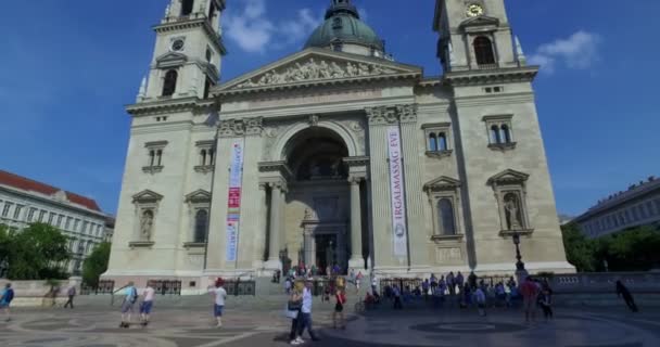 Budapest Ungheria Circa Agosto 2016 Movimento Della Macchina Fotografica Fuori — Video Stock