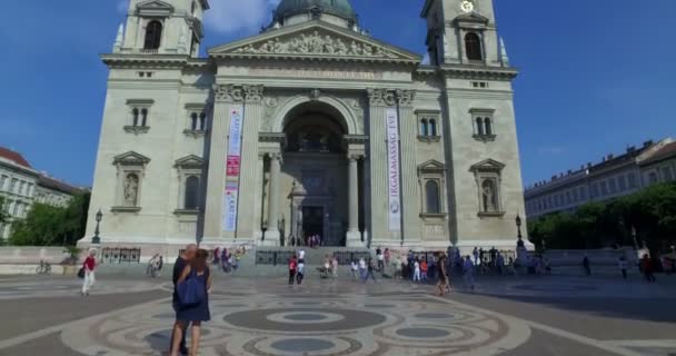 Budapest Ungheria Circa Agosto 2016 Movimento Della Macchina Fotografica Fuori — Video Stock