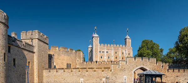 View Tower London Sunny Day Important Building Part Historic Royal — Stock Photo, Image