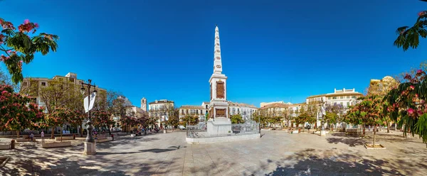 Panorama Del Obelisco Conmemorativo Dedicado General Torrijos Plaza Merced Plaza — Foto de Stock