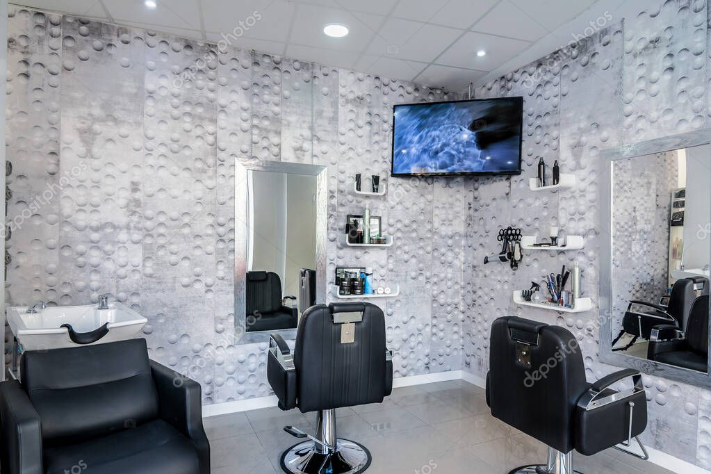 Moderno Salone Bellezza Luminoso Salone Parrucchiere Affari