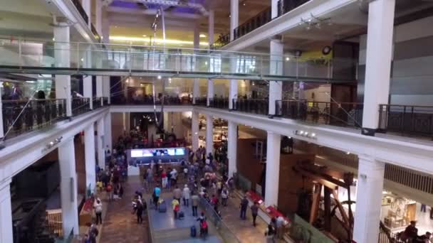 London United Kingdom Circa August 2016 Interior Science Museum — Stock Video