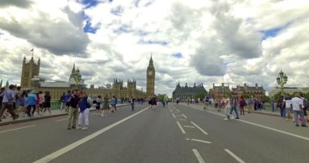 Londres Royaume Uni Vers Août 2017 Touristes Prenant Des Photos — Video