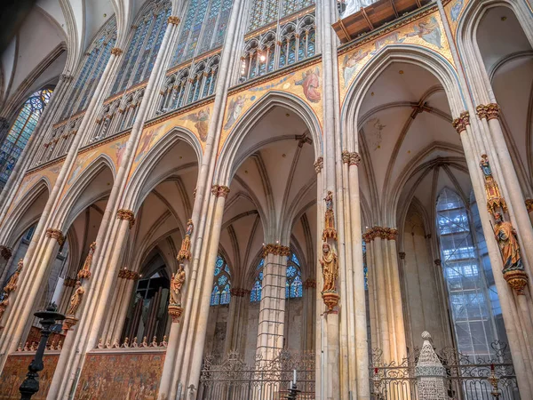 Colonia Alemania Alrededor Noviembre 2019 Interior Iglesia Catedral Gótica San — Foto de Stock
