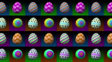 Paskalya yumurtaları arka plan üzerinde