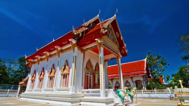 Gebouw Van Een Tempel Chiang Mai Thailand — Stockvideo