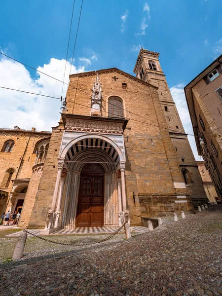 Entrance Cappella Colleoni Citta Alta Bergamo Italy — Stock Photo, Image