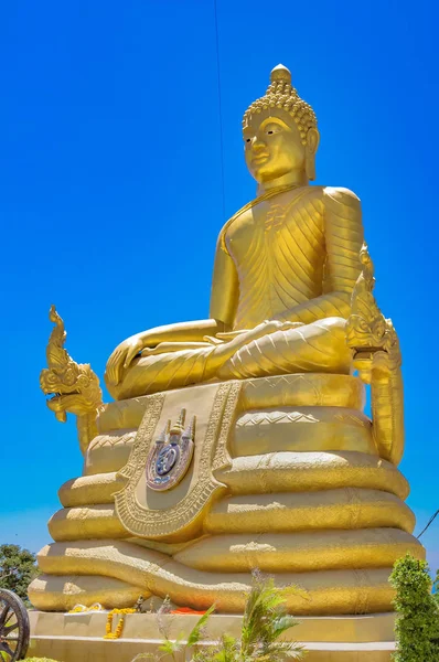 Buda Dourado Lado Grande Buda Phuket Tailândia — Fotografia de Stock
