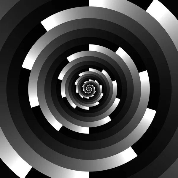 Spirale Psichedelica Vortice Vortice Spirale Ipnotico Sfondo — Foto Stock