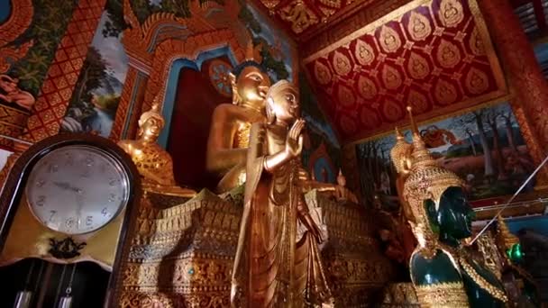 Budda Świątyni Chiang Mai — Wideo stockowe