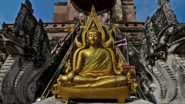 Buddha Temple Chiang Mai — Stock Video