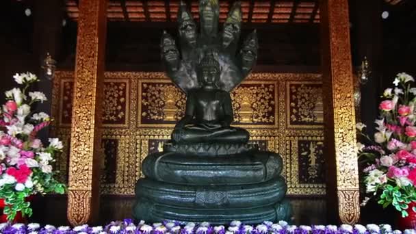 Buddha Chrámu Chiang Mai — Stock video