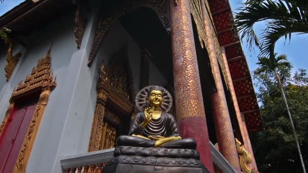 Buda Templo Chiang Mai — Vídeos de Stock