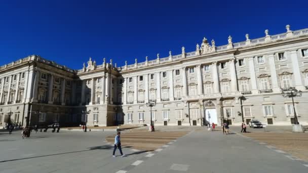 Madrid Espagne Vers Novembre 2018 Visite Touristique Palais Royal Palacio — Video