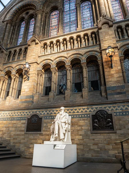London Vereinigtes Königreich Dezember 2019 Statue Von Charles Darwin Vater — Stockfoto