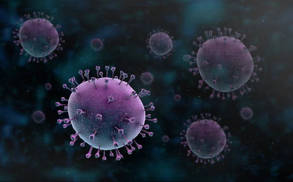 Graphique Médical Futuriste Interface Utilisateur Fui Hud Infection Par Coronavirus — Photo