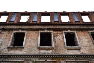 Beyaz arka plan üzerinde eski dökük