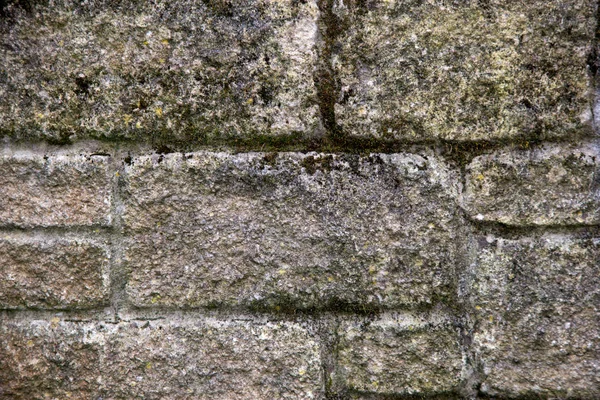 Starý zahradní kamenné zdi Detail — Stock fotografie