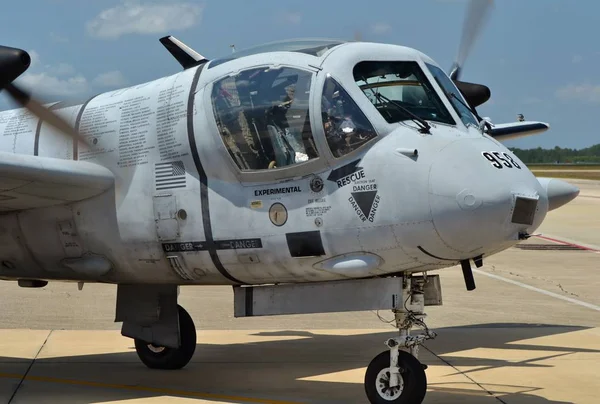 Атакующий самолет OV-1 Mohawk — стоковое фото