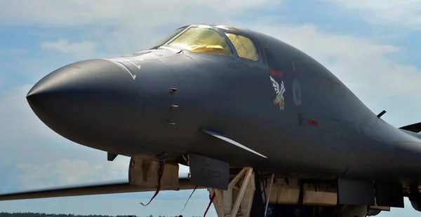 Força Aérea B-1 "Osso" - Bombardeiro "Lancer" — Fotografia de Stock