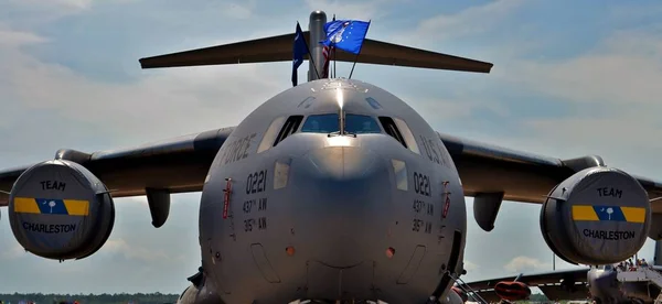 Avião de carga C-17 Globemaster III da Força Aérea — Fotografia de Stock