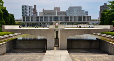The Hiroshima Museum and Cenotaph clipart