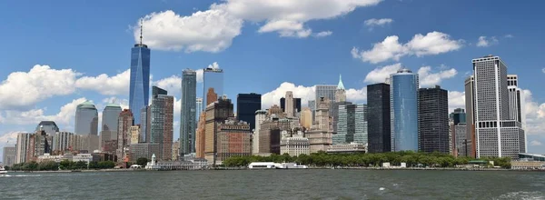 Skyline do centro de Manhattan — Fotografia de Stock