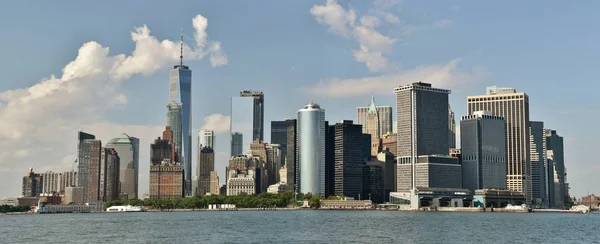 Skyline do centro de Manhattan — Fotografia de Stock