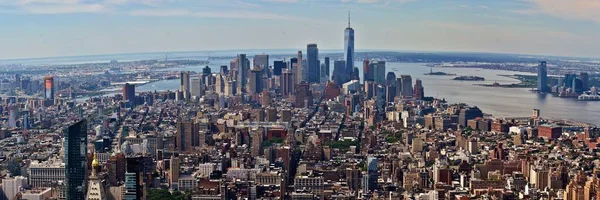 Skyline av New York stad — Stockfoto