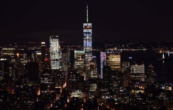 Manhattan Skyline at Night