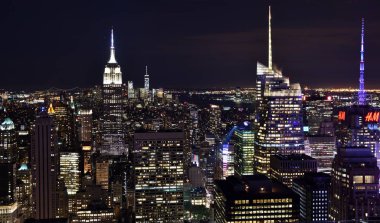 New York Şehri Geceleri gökyüzü