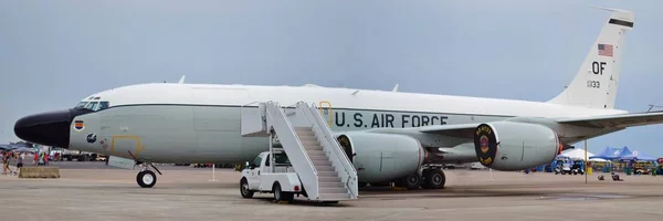 RC-135 Rivet Joint ВВС США — стоковое фото