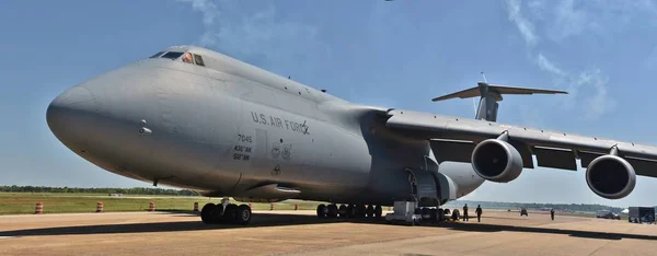 Columbus Afb Mississippi Avril 2018 Avion Cargo Galaxy Air Force — Photo