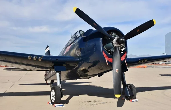 Tucson Usa March 2019 Ένα Παλιό Μαχητικό Αεροσκάφος F6F Hellcat — Φωτογραφία Αρχείου