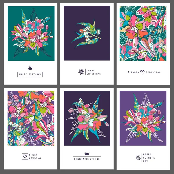 El ilanları ile Zambakları tebrik tropikal kümesi